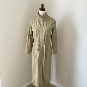 lightweight‎ long thin waterproof tan coat, XS